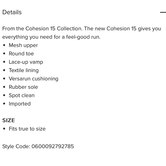 Saucony cohesion 15 running sneakers - Picture 6 of 10